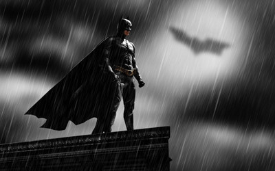 

Akhuratha Wall Poster Batman-superhero-rain-DC-Comics-comics-dark-cape-movies Paper Print(12 inch X 18 inch, Rolled)