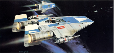 

Aabhaas Wall Poster /-Star-Wars-A-Wing-science-fiction-spaceship Paper Print(12 inch X 18 inch, Rolled)