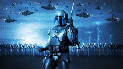 

Aabhaas Wall Poster /-Star-Wars-Jango-Fett Paper Print(12 inch X 18 inch, Rolled)
