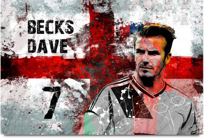 

Aabhaas David Beckham Wall Poster Fine Art Print(12 inch X 18 inch, Rolled)