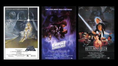 

Akhuratha Wall Poster /-Trilogy-Star-Wars-Star-Wars-Episode-V---The-Empire-Strikes-Back-Star-Wars-Episode-VI---The-Return-of-the-Jedi Paper Print(12 inch X 18 inch, Rolled)