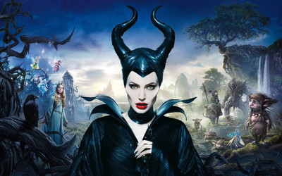 

Aabhaas Wall Poster Maleficent-Angelina-Jolie-actress-movies Paper Print(12 inch X 18 inch, Rolled)
