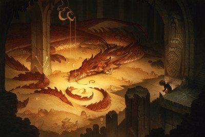 

Aabhaas Wall Poster-The-Hobbit-Smaug Paper Print(12 inch X 18 inch, Rolled)