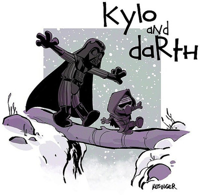 

Aabhaas Wall Poster -Kylo-Ren-Darth-Vader-Star-Wars-Calvin-and-Hobbes Paper Print(12 inch X 18 inch, Rolled)