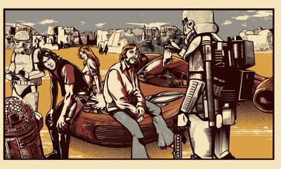 

Akhuratha Wall Poster /-Star-Wars-s Paper Print(12 inch X 18 inch, Rolled)