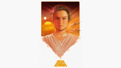 

Aabhaas Wall Poster -Star-Wars-Jedi-Rey Paper Print(12 inch X 18 inch, Rolled)