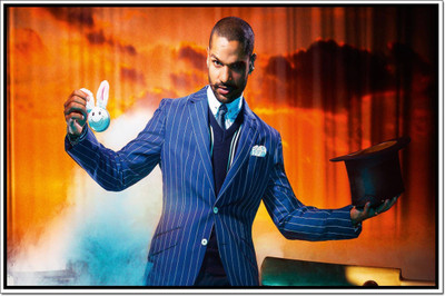 

Aabhaas Shikhar Dhawan Wall Poster Fine Art Print(12 inch X 18 inch, Rolled)