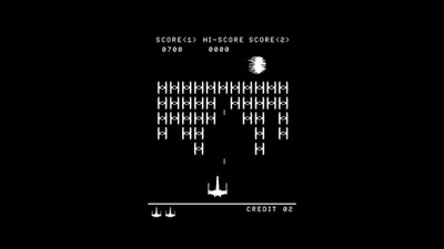 

Aabhaas Wall Poster /-retro-games-black-background-Star-Wars-Space-Invaders-Death-Star Paper Print(12 inch X 18 inch, Rolled)