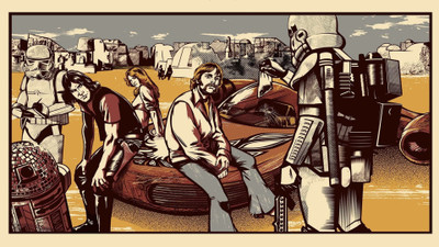 

Akhuratha Wall Poster /-Star-Wars-humor Paper Print(12 inch X 18 inch, Rolled)