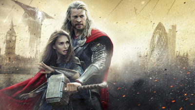 

Aabhaas Wall Poster movies-Chris-Hemsworth-Natalie-Portman-Thor-Thor--The-Dark-World-Mjolnir Paper Print(12 inch X 18 inch, Rolled)