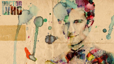 

Akhuratha Wall Poster-Doctor-Who-Eleventh-Doctor-paint-splatter-watercolor Paper Print(12 inch X 18 inch, Rolled)