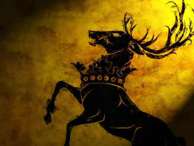

Akhuratha Wall Poster-Game-of-Thrones-House-Baratheon-sigils Paper Print(12 inch X 18 inch, Rolled)