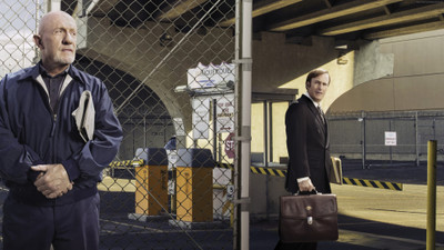 

Aabhaas Wall Poster Better-Call-Saul-TV-Breaking-Bad-Saul-Goodman-Mike-Ehrmantraut Paper Print(12 inch X 18 inch, Rolled)