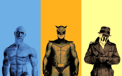 

Aabhaas Wall Poster -Watchmen-movies-Rorschach-Dr.-Manhattan-superhero-Nite-Owl Paper Print(12 inch X 18 inch, Rolled)