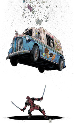 

Akhuratha Wall Poster Deadpool-comic-art Paper Print(12 inch X 18 inch, Rolled)