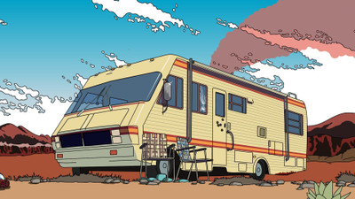 

Akhuratha Wall Poster-Breaking-Bad-Walter-White-Heisenberg-meth-RV Paper Print(12 inch X 18 inch, Rolled)