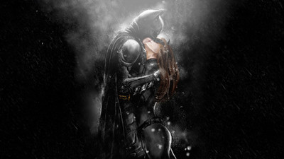 

Aabhaas Wall Poster Batman-Catwoman-kissing Paper Print(12 inch X 18 inch, Rolled)