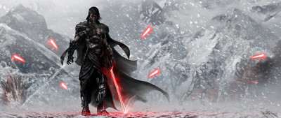 

Akhuratha Wall Poster Star-Wars-artwork Paper Print(12 inch X 18 inch, Rolled)