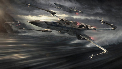 

Akhuratha Wall Poster X-wing-Star-Wars Paper Print(12 inch X 18 inch, Rolled)