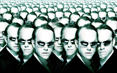

Akhuratha Wall Poster The-Matrix-movies-The-Matrix-Reloaded-code-Hugo-Weaving-Agent-Smith Paper Print(12 inch X 18 inch, Rolled)