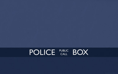 

Aabhaas Wall Poster-Doctor-Who-TARDIS-minimalism-blue Paper Print(12 inch X 18 inch, Rolled)