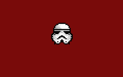 

Akhuratha Wall Poster stormtrooper-Star-Wars--bit-pixel-art-minimalism Paper Print(12 inch X 18 inch, Rolled)