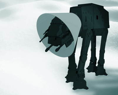 

Aabhaas Wall Poster Star-Wars-atat Paper Print(12 inch X 18 inch, Rolled)
