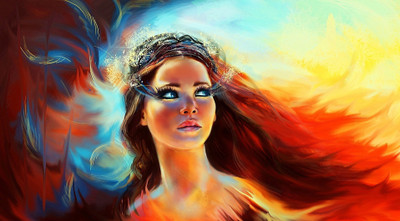 

Akhuratha Wall Poster -women-artwork-movies-Hunger-Games-The-Hunger-Games-Jennifer-Lawrence Paper Print(12 inch X 18 inch, Rolled)