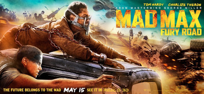 

Aabhaas Wall Poster-Tom-Hardy-Charlize-Theron-Mad-Max-Fury-Road-movies Paper Print(12 inch X 18 inch, Rolled)