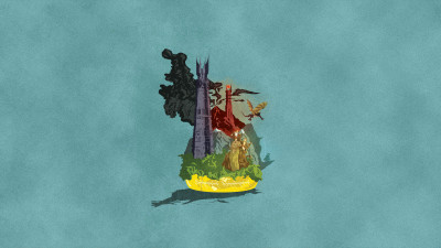 

Aabhaas Wall Poster The-Lord-of-the-Rings-minimalism Paper Print(12 inch X 18 inch, Rolled)