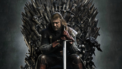 

Akhuratha Wall Poster-Game-of-Thrones-Ned-Stark-Iron-Throne-Sean-Bean Paper Print(12 inch X 18 inch, Rolled)