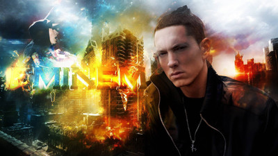 

Akhuratha Eminem Fine Quality Wall Poster Paper Print(12 inch X 18 inch, Rolled)