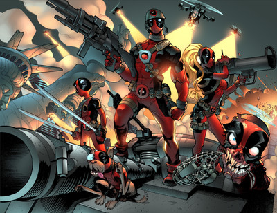 

Aabhaas Wall Poster Deadpool-Marvel-Comics Paper Print(12 inch X 18 inch, Rolled)
