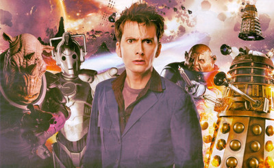 

Akhuratha Wall Poster-Doctor-Who-The-Doctor-Daleks-Cybermen-David-Tennant-Tenth-Doctor Paper Print(12 inch X 18 inch, Rolled)