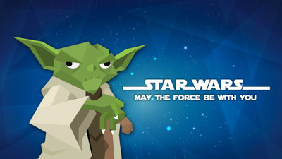 

Akhuratha Wall Poster /-Star-Wars-Jedi-Yoda-Star-Wars-Episode-VII---The-Force-Awakens-galaxy-stars Paper Print(12 inch X 18 inch, Rolled)