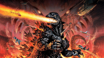 

Aabhaas Wall Poster Godzilla-movie-poster-vintage Paper Print(12 inch X 18 inch, Rolled)