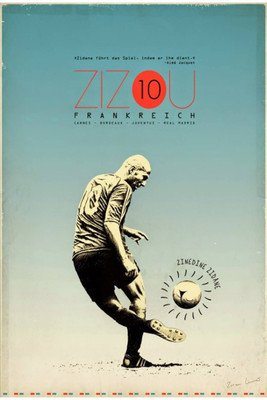 

Aabhaas Zinedine Zidane Wall Poster Fine Art Print(12 inch X 18 inch, Rolled)