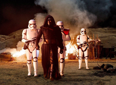 

Akhuratha Wall Poster -Star-Wars-Episode-VII---The-Force-Awakens-Kylo-Ren-Storm-Troopers Paper Print(12 inch X 18 inch, Rolled)