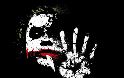 

Aabhaas Wall Poster movies-Batman-The-Dark-Knight-Joker-paint-splatter Paper Print(12 inch X 18 inch, Rolled)