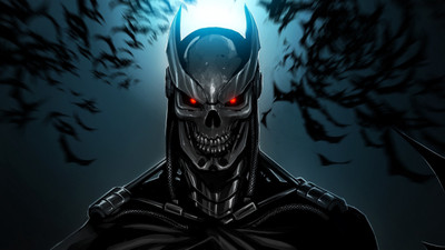 

Aabhaas Wall Poster Batman-Terminator-bats-artwork-machine Paper Print(12 inch X 18 inch, Rolled)