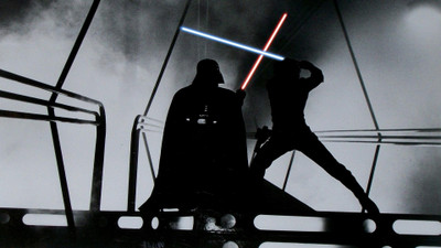 

Aabhaas Wall Poster Star-Wars-lightsaber-Darth-Vader-Luke-Skywalker Paper Print(12 inch X 18 inch, Rolled)