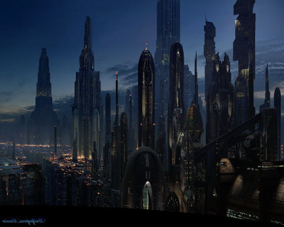 

Akhuratha Wall Poster /-Coruscant-Star-Wars-night Paper Print(18 inch X 12 inch, Rolled)