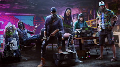 

Aabhaas Watch Dogs Wall Poster Fine Art Print(12 inch X 18 inch, Rolled)