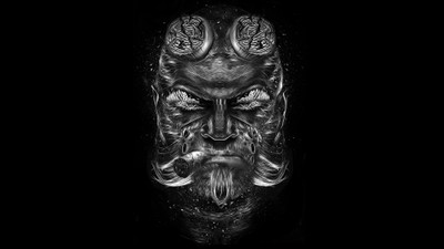 

Aabhaas Wall Poster fan-art-Hellboy-movies Paper Print(12 inch X 18 inch, Rolled)