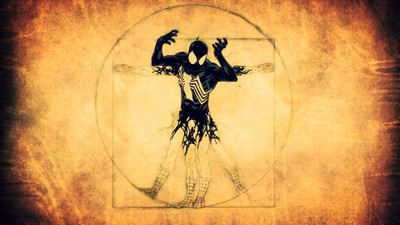 

Aabhaas Wall Poster Black-suited-Spiderman-Spider-Man Paper Print(12 inch X 18 inch, Rolled)