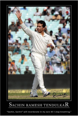 

Aabhaas Sachin Tendulkar Wall Poster Fine Art Print(12 inch X 18 inch, Rolled)