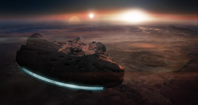 

Akhuratha Wall Poster /-Star-Wars-Millennium-Falcon Paper Print(12 inch X 18 inch, Rolled)