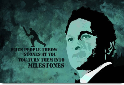 

Aabhaas Sachin Tendulkar Wall Poster Fine Art Print(12 inch X 18 inch, Rolled)