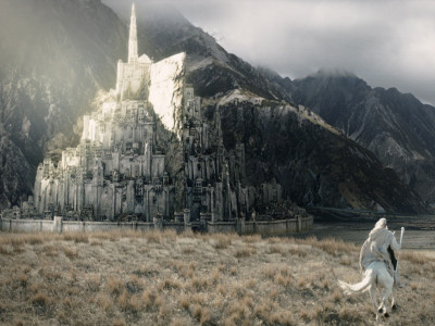 

Akhuratha Wall Poster Minas-Tirith-Gandalf-The-Lord-of-the-Rings-The-Lord-of-the-Rings-The-Return-of-the-King Paper Print(12 inch X 12 inch, Rolled)