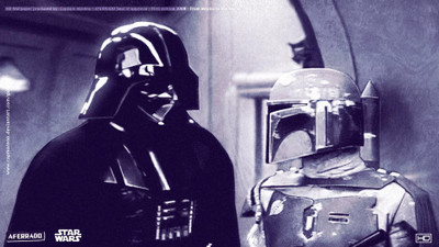 

Akhuratha Wall Poster -movies-Star-Wars-Star-Wars-Episode-V---The-Empire-Strikes-Back-Darth-Vader-Boba-Fett Paper Print(12 inch X 18 inch, Rolled)